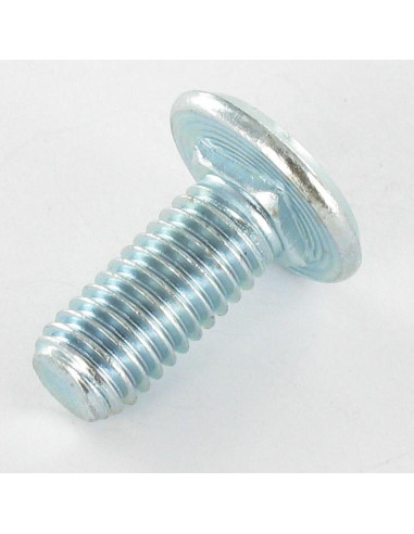 Parafuso de metais liso 8X19 DK16.5 CB 1,5 Aço zinco branco