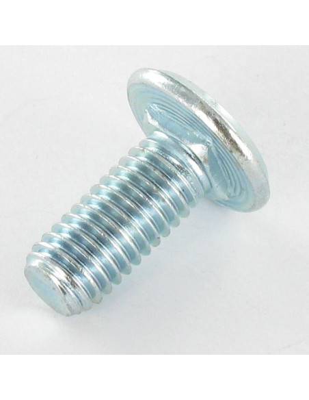 Parafuso de metais liso 8X19 DK16.5 CB 1,5 Aço zinco branco