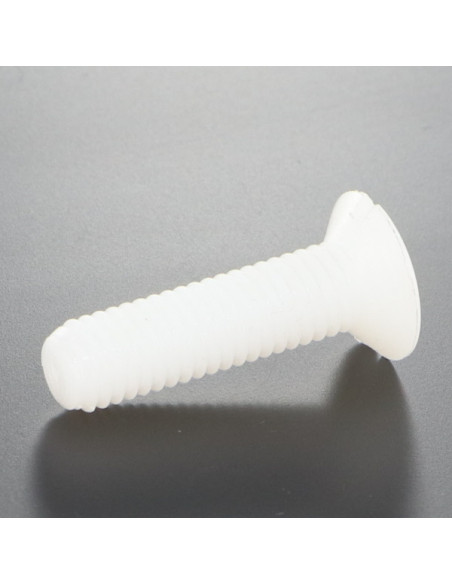 Parafuso de metais cabeça fresada de panela sulcada M5X40 natural nylon