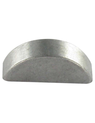 Chaveta de disco meia-lua Aço bruto 6X7,5 comprimento 19