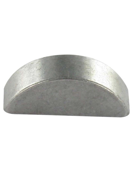 Chaveta de disco meia-lua Aço bruto 6X7,5 comprimento 19