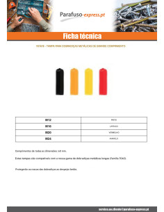 Capa para Escápula metais M24 Amarelo - Parafuso Express 2