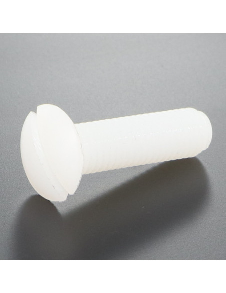 Parafuso de metais cabeça fresada de panela sulcada M5X50 natural nylon