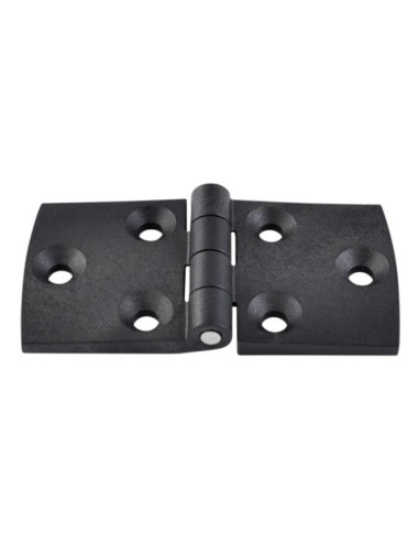 Dobradiça simétrico 120X40 náilon preto - Parafuso Express