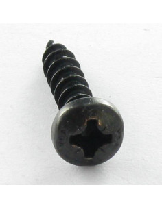 Parafuso de madeira aglomerado VBA3 cabeça redonda Pozi 5X20 Aço zinco preto 2