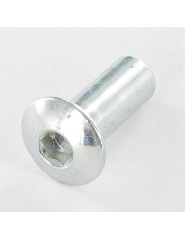 Porca rebitar cabeça panela chave de 5 M6X16,5 8X20 Aço zinco branco