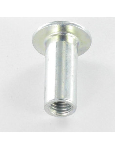 Porca rebitar cabeça panela chave de 5 M6X16,5 8X20 Aço zinco branco 2
