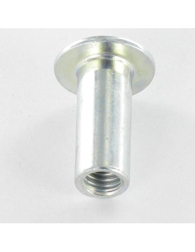 Porca rebitar cabeça panela chave de 5 M6X16,5 8X20 Aço zinco branco