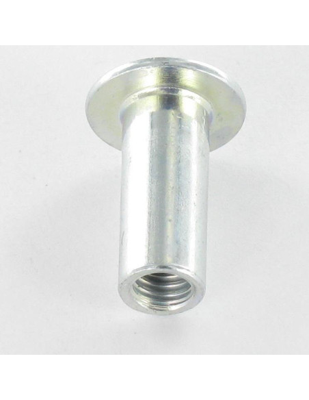 Porca rebitar cabeça panela chave de 5 M6X16,5 8X20 Aço zinco branco