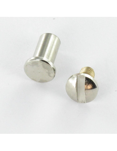 Parafuso rebitar M4 Bronze niquelado para aperto 70 con 90