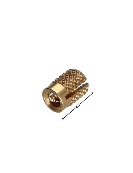 Inserto EXPANSIONFIX Bronze M3X4,7 - Parafuso Express