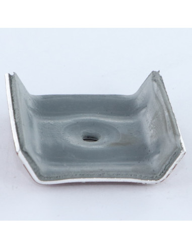 Cavalete de chapa com junta EPDM estanque 40X25 Alumínio RAL8012 castanho avermelhado