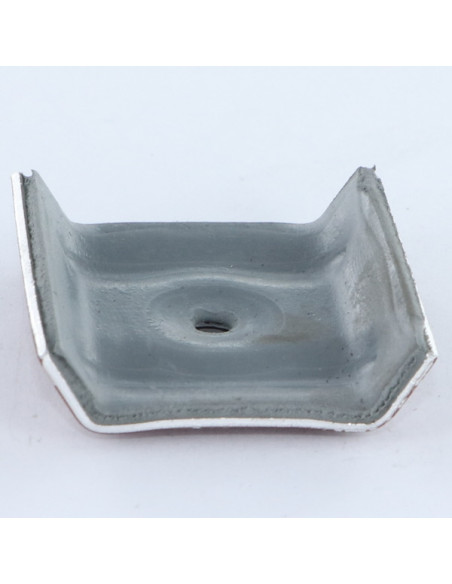 Cavalete de chapa com junta EPDM estanque 40X25 Alumínio RAL8012 castanho avermelhado