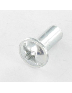 Porca rebitar Fenda Pozi M4X8 5X12 Aço zinco branco