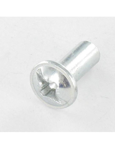 Porca rebitar Fenda Pozi M4X8 5X12 Aço zinco branco