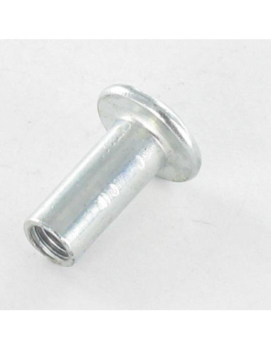 Porca rebitar Fenda Pozi M4X8 5X12 Aço zinco branco
