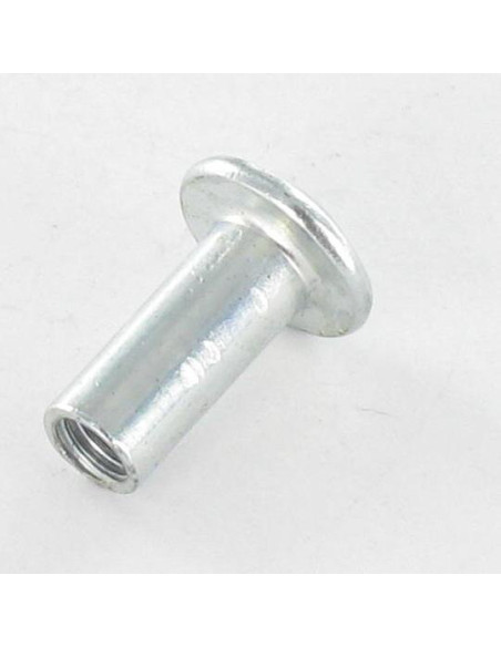 Porca rebitar Fenda Pozi M4X8 5X12 Aço zinco branco