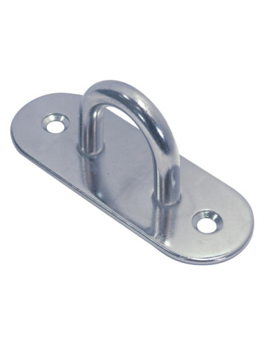 Alça con placa OVAL 60X19 Aço inoxidável A2 - Parafuso Express