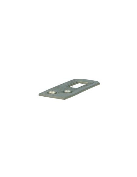 Placa porta CASACO Aço zinco branco 20X60 - Parafuso Express