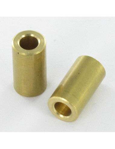 Espaçador cilíndrica 8X15 perfurado 4 Bronze - Parafuso Express