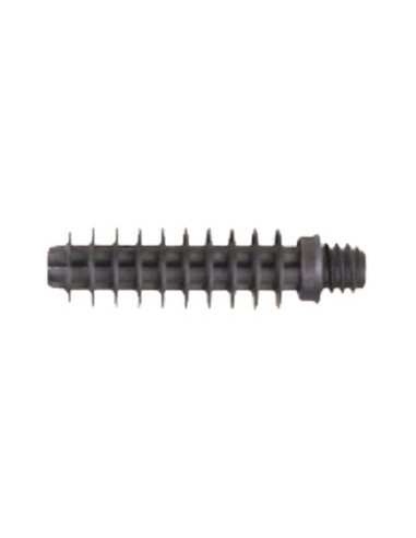 Bucha roscado para flange com gola M6X37 náilon preto