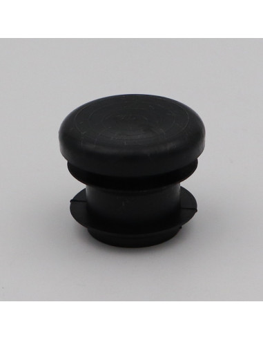 Tampão para tubo redondo diâmetro exterior 30 interior 26-28 polietileno preto