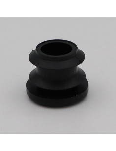 Tampão para tubo redondo diâmetro exterior 30 interior 26-28 polietileno preto 2