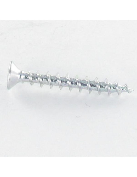 Parfuso de pvc cabeça fresada de panela phillips 4,3X45 Autoperfurante Aço zinco branco