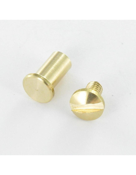 Parafuso rebitar M4 Bronze para aperto 30 con 50 - Parafuso Express