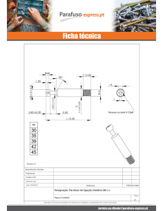 Bucha metálica CONEXÃO metais 6X35 Aço zinco branco 2