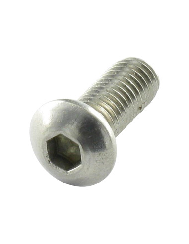 Parafuso de metais Parafuso de Cabeça Oca Sextavada M4X20 rosca total chave de 2.5 Aço inoxidável A4