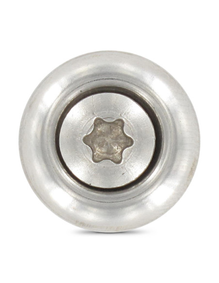 Parafuso para telhas cabeça fresada de panela TORX T20 Aço inoxidável A2 4,5 x 120 Arruela estanque com junta de