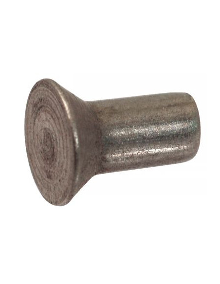Rebite de ferro de cabeça plana cabeça fresada 4,8 x 12 Aço inoxidável A2