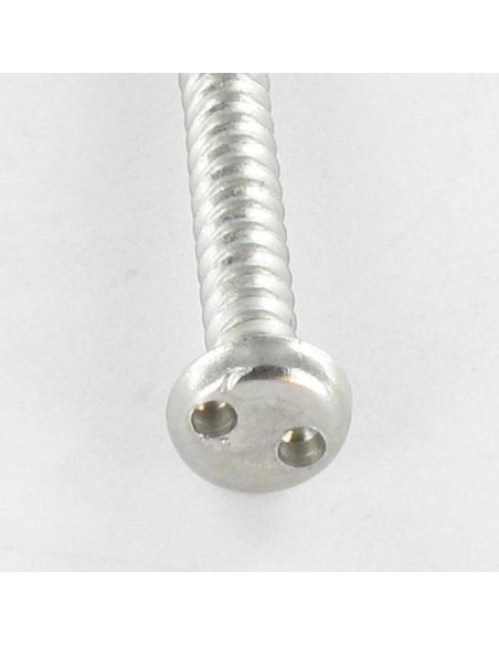 Parafuso de chapa Seguro cabeça cilíndrica SNAKE EYES 4,2 x 25 Aço inoxidável A2