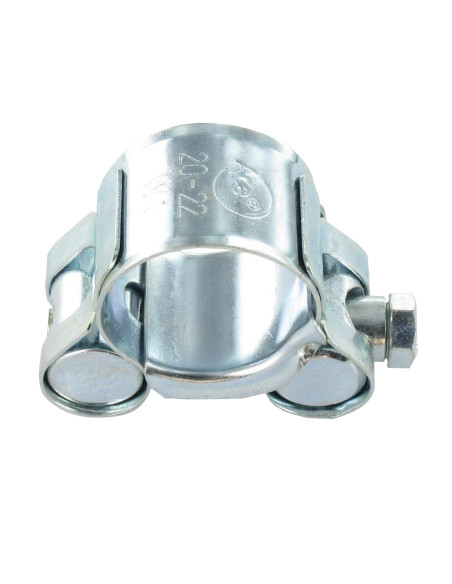 Abraçadeira para tubo grosso e reforçado Aço zinco W1 diâmetro 23 con 25