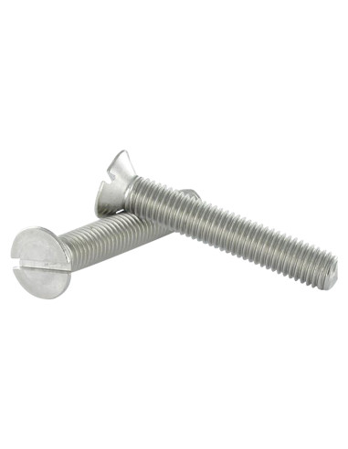 Parafuso de metais cabeça fresada sulcada M8X30 Aço inoxidável A4