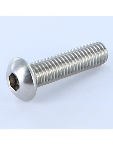 Parafuso de metais Parafuso de Cabeça Oca Sextavada M8X30 rosca total chave de 5 Aço inoxidável A4