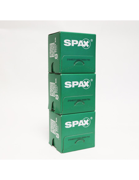 PARAFUSO Spax cabeça fresada Pozi PZ6 3,5X50 diâmetro da cabeça 7 rosca total YELLOX