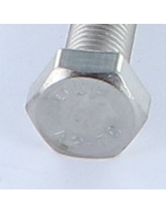 Parafuso de metais cabeça hexagonal M8X60 passo de rosca fino passo de rosca de 100 Aço inoxidável A2 2