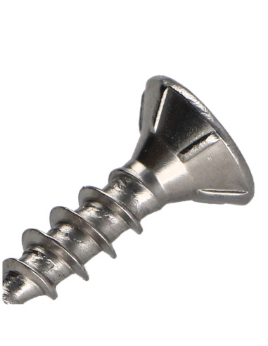Parafusos de madeira e aglomerado TEKOR Aço inoxidável A2 cabeça fresada dentado TORX T20 4X16 rosca total cut
