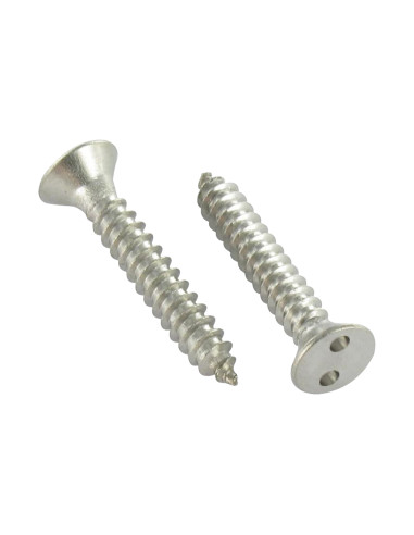 Parafuso de chapa Seguro cabeça fresada SNAKE EYES 4,2 x 25 Aço inoxidável A2