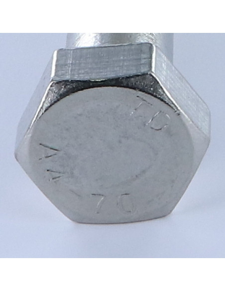 Corpo de parafuso cabeça hexagonal M20X90 Aço inoxidável A4