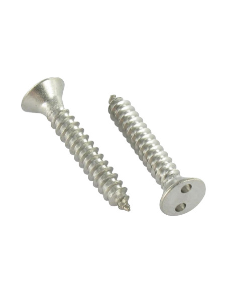 Parafuso de chapa Seguro cabeça fresada SNAKE EYES 3,5 x 19 Aço inoxidável A2