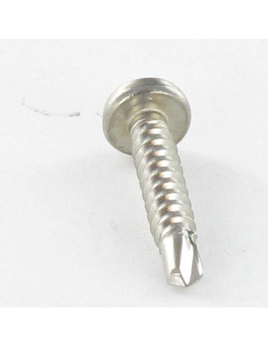 Autoperfurante cabeça cilíndrica quadrado 3,9 x 32 Parafuso com Cabeça com Fenda quadrada 1 Aço inoxidável A2