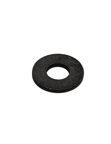 Rondela liso 8X20X2 Aço bruto Zinco níquel preto 480 horas de nevoeiro salino sem corrosão vermelha