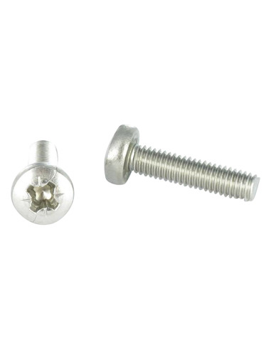 Parafuso de metais cabeça cilíndrica phillips N4X 3/16 UNC Aço inoxidável A2