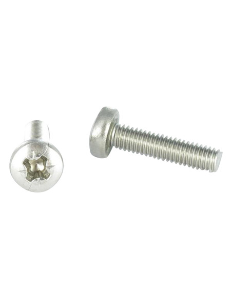 Parafuso de metais cabeça cilíndrica phillips N4X 3/16 UNC Aço inoxidável A2