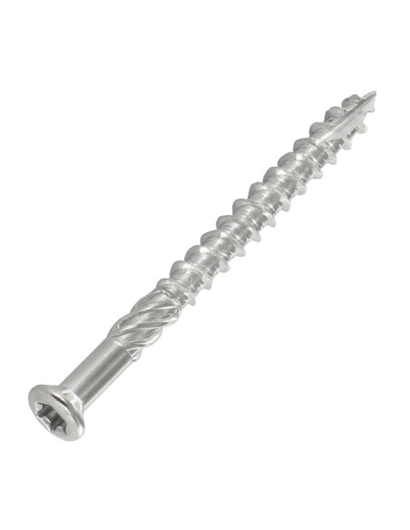 Parafuso de terraço pico cut TEKOR cabeça fresada de panela TORX T25 5X50 cut ponto antifenda tipo 17 Aço