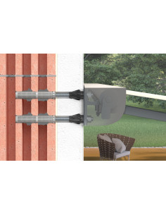 Montagem à distância THERMAX Fischer 16/170 M12 Aço inoxidável A4 2