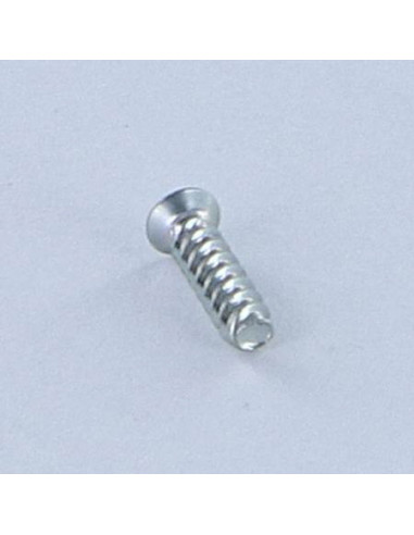 Parafuso autorroscante para plástico cabeça fresada Phillips 0 2,3 x 10 Aço zinco branco microparafusos